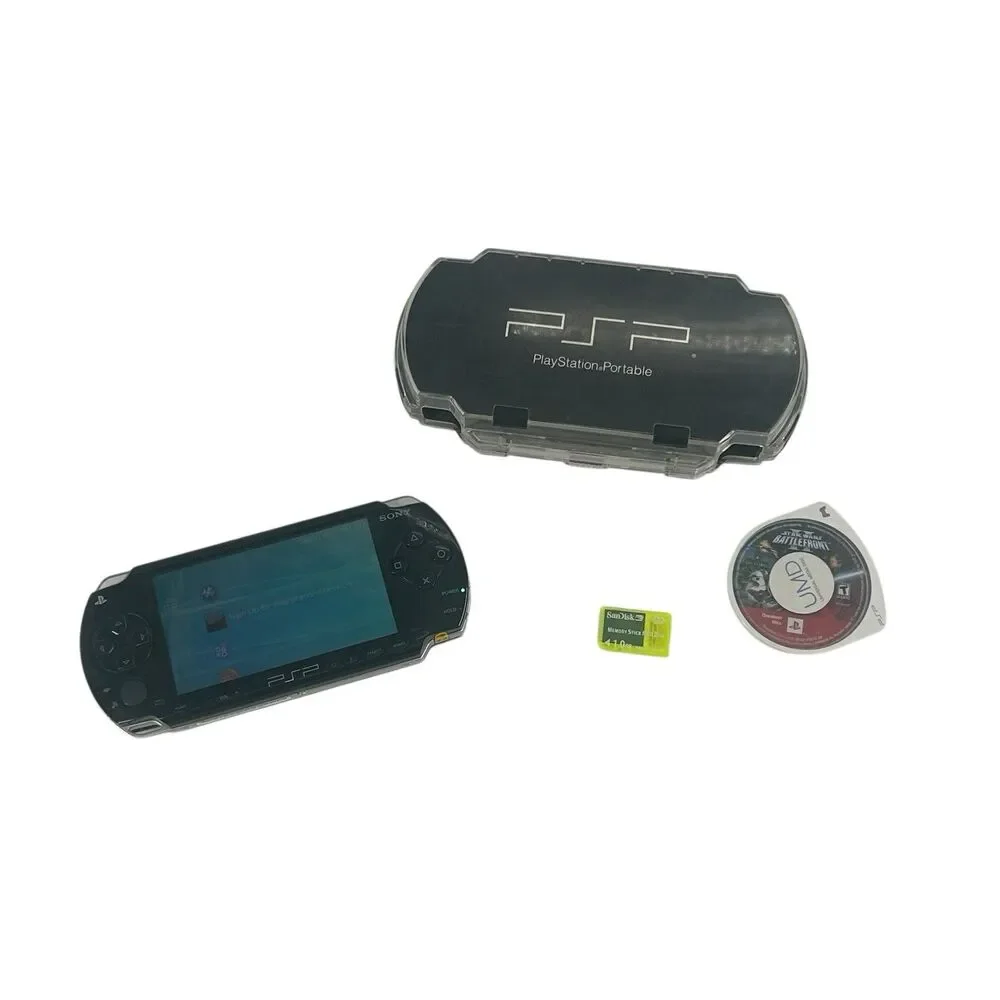 Sony PSP Bundle - Console 1001, Case, 1.0 GB Memory Card  & 1 Game Fast Shipping